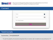 Tablet Screenshot of directhr.net