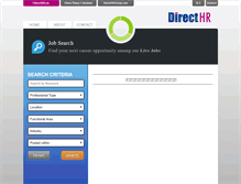Tablet Screenshot of jobs.directhr.cn